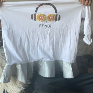 Fendi dress girl size 7 -8